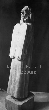 Barlach Foto - Moses - Holz - H 189.3cm