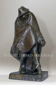Barlach Foto - Vergnügtes Einbein - Bronze - H 54.9cm