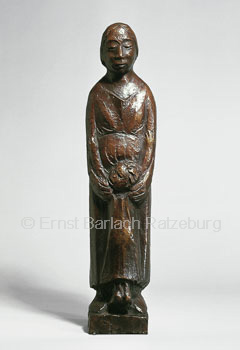 Barlach Foto - Mutter mit Kind II - Bronze - H 59cm